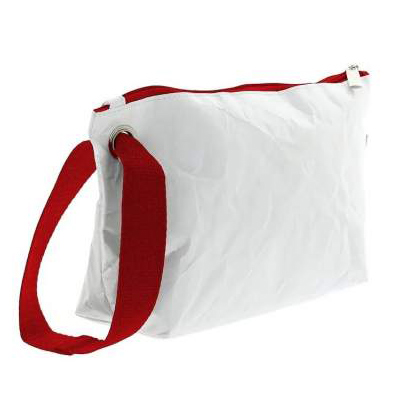 Косметичка Avocado Mini Kraft White/Red картинка крафт-сумки