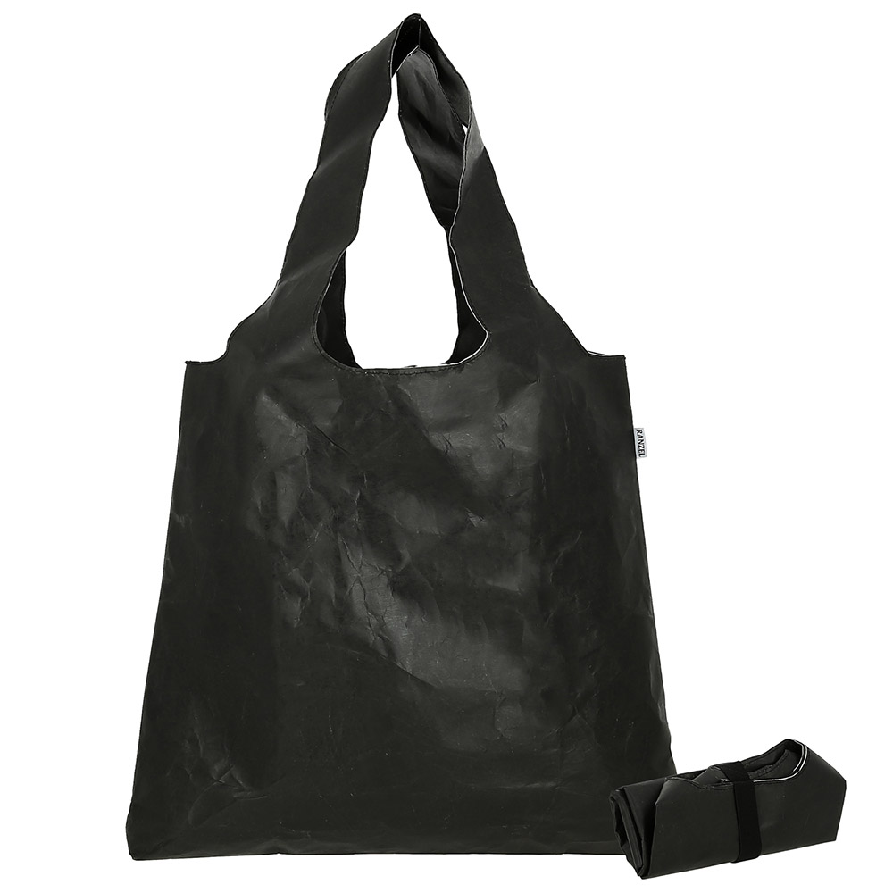 Сумка-шоппер Borsa Kraft Black картинка крафт-сумки