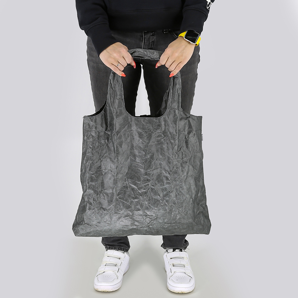 Сумка-шоппер Borsa Kraft Gray картинка крафт-сумки