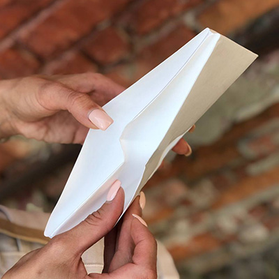 Кошелек Origami White картинка крафт-сумки
