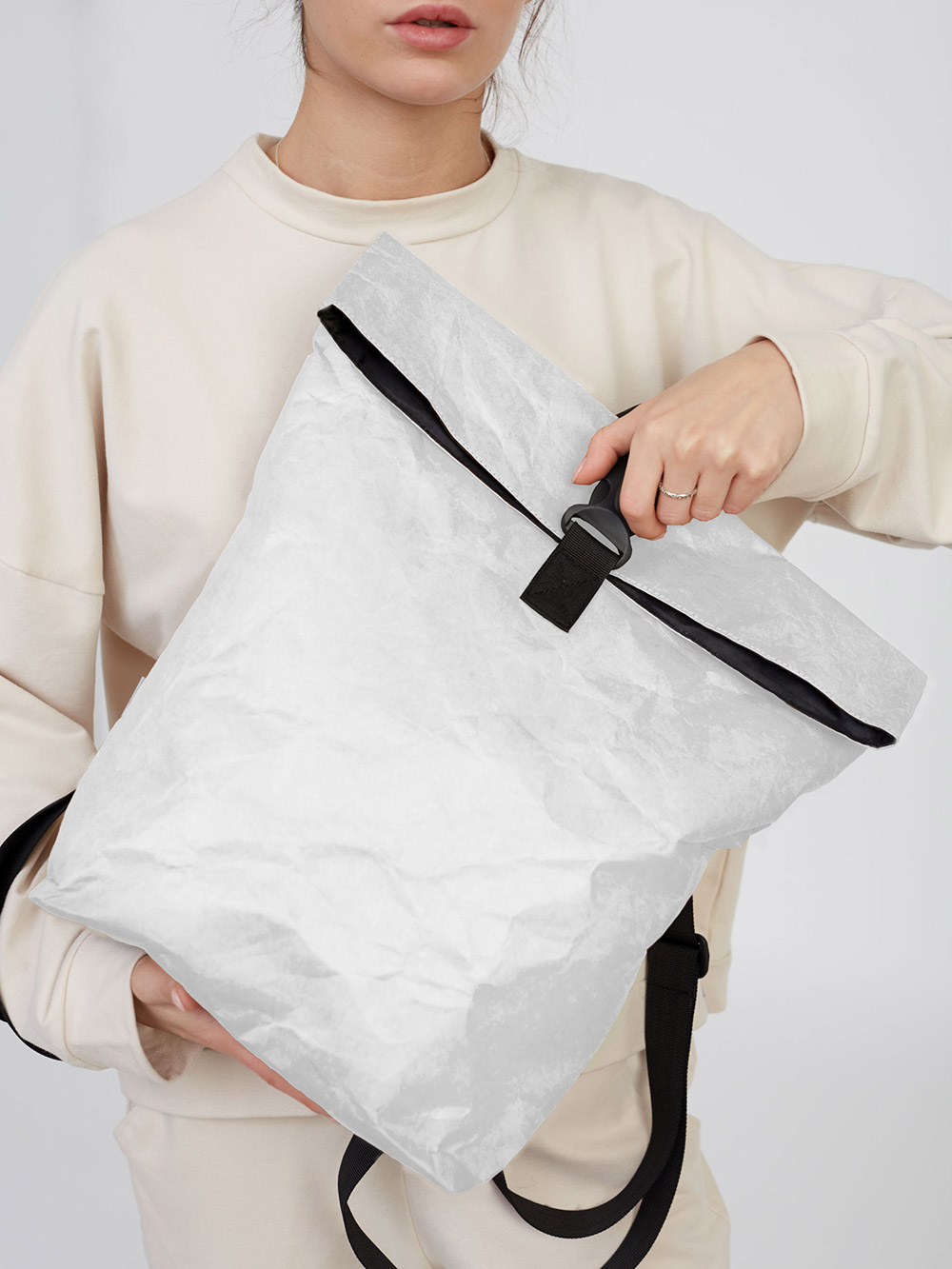 Рюкзак Rolly Kraft White картинка крафт-сумки